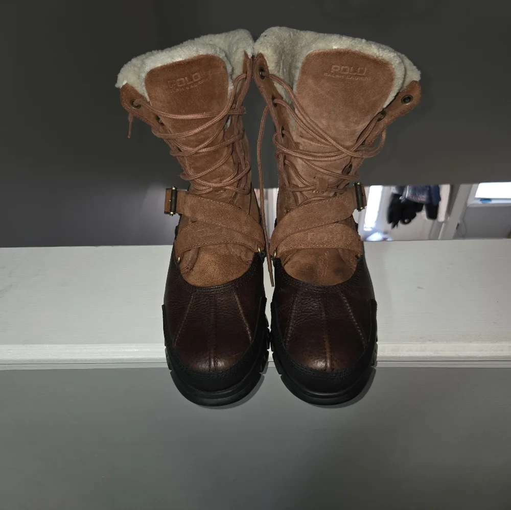 Polo Ralph Lauren Shearling Boots - Picture 3 of 4